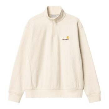 Carhartt Wip Half Zip American Script Natural