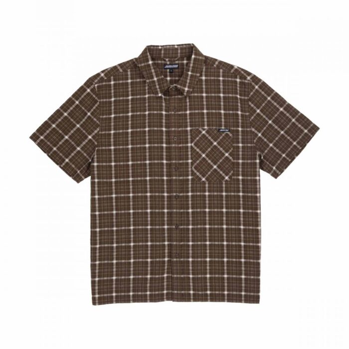 Santa Cruz Skjorte Brown Check