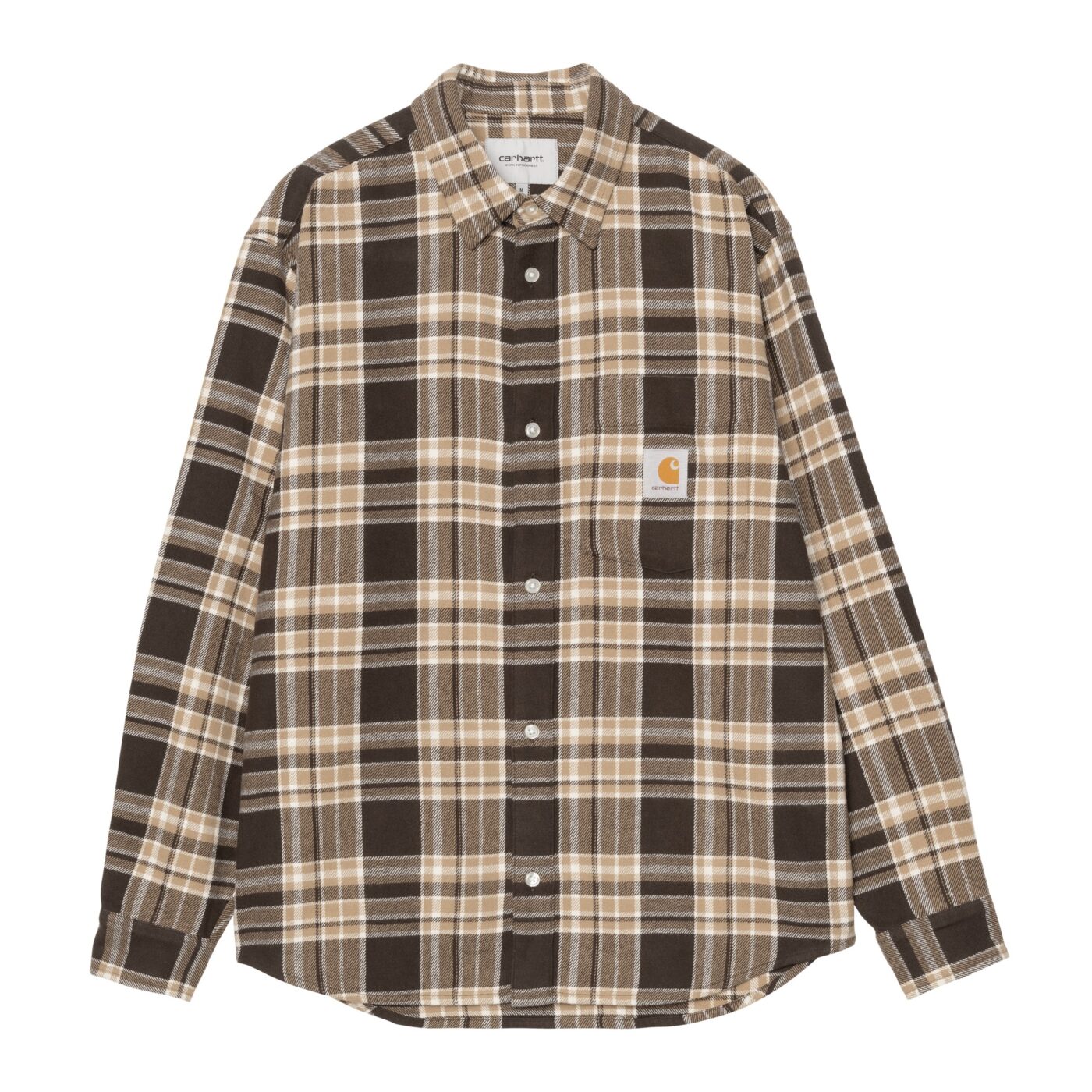 Carhartt WIP Mellen Shirt Mellen Check Tobacco