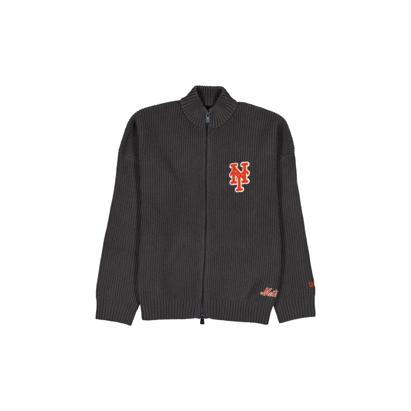 New Era - MLB 2-Way Zip Cardigan - New York Mets - Charcoal