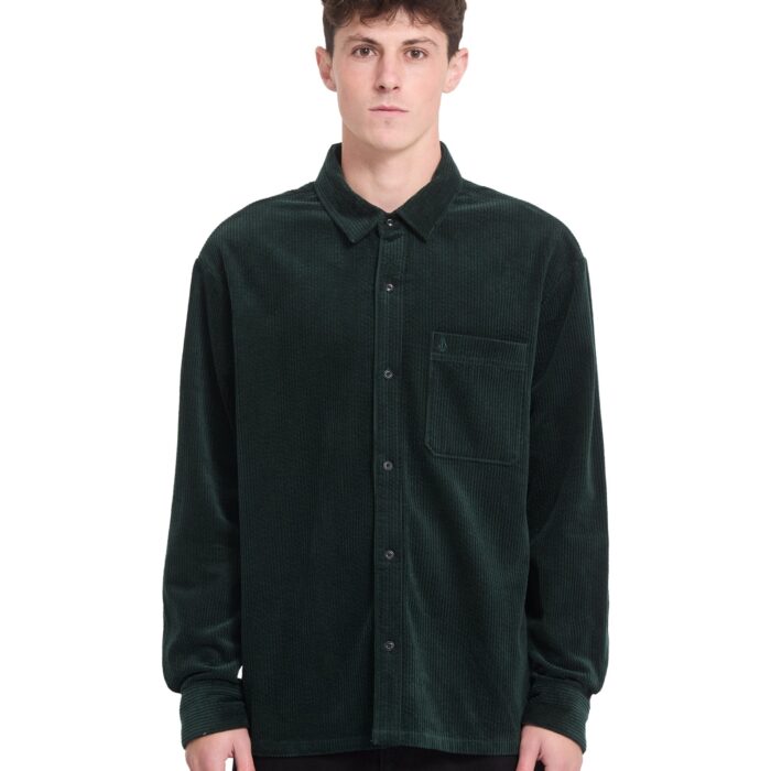Volcom Fostered II Fløjlsskjorte Scarab