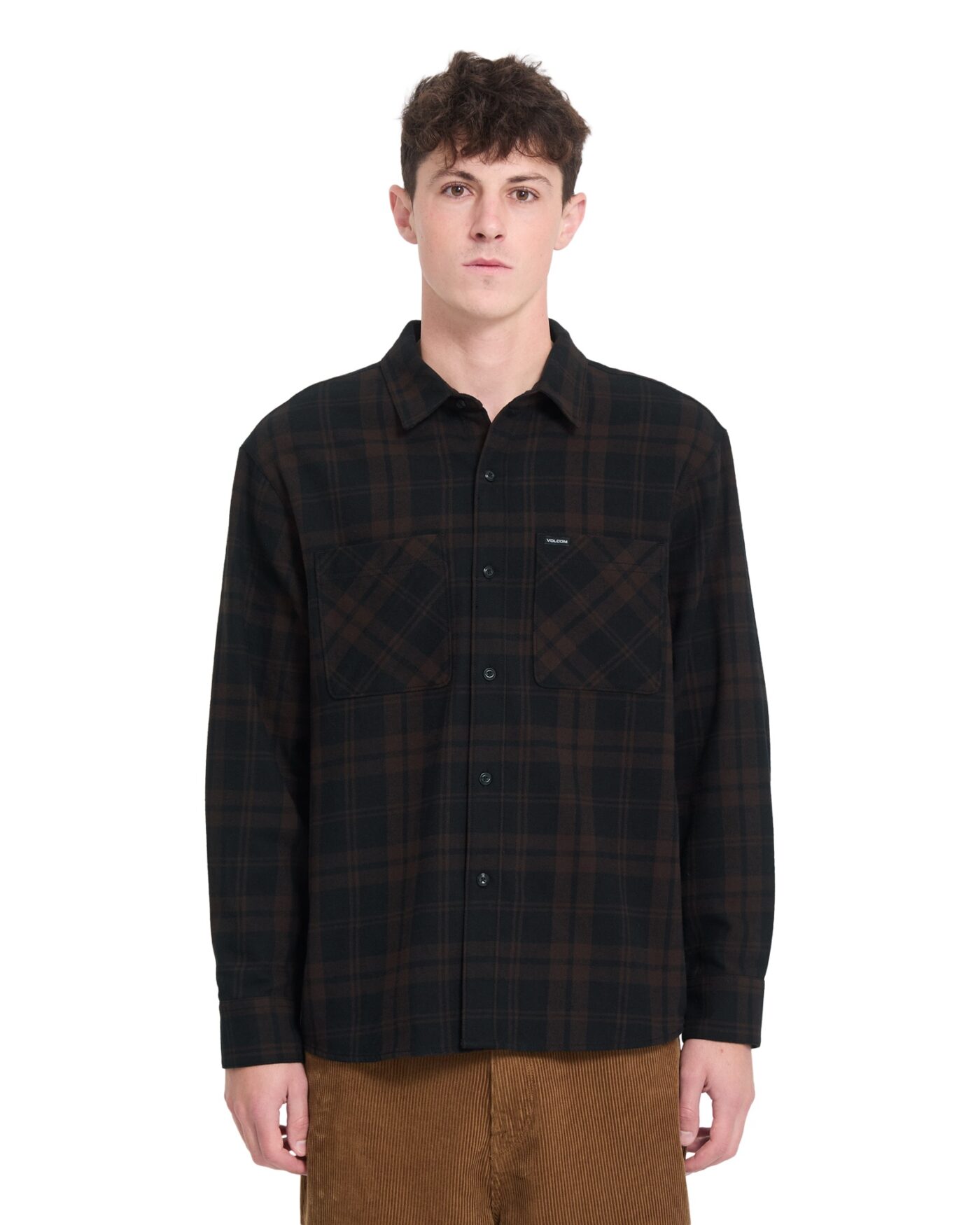 Volcom Hunkstone Skjorte Cacao