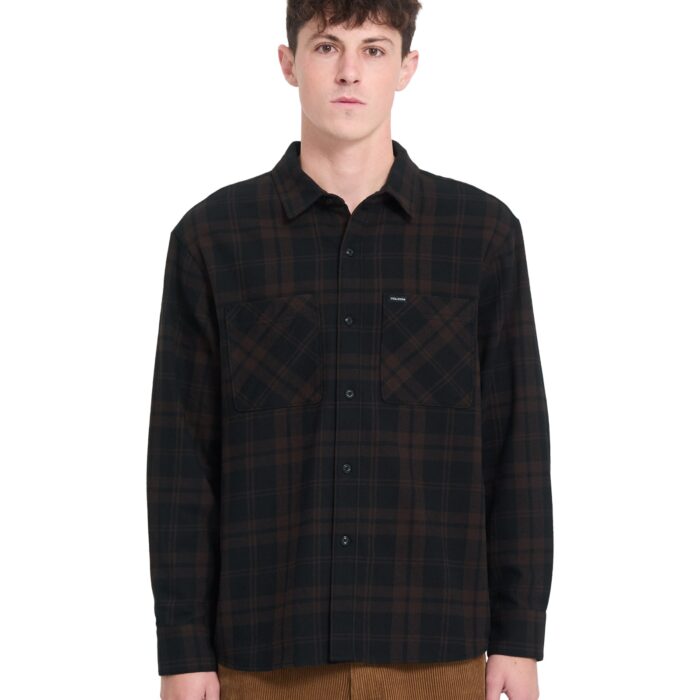 Volcom Hunkstone Skjorte Cacao
